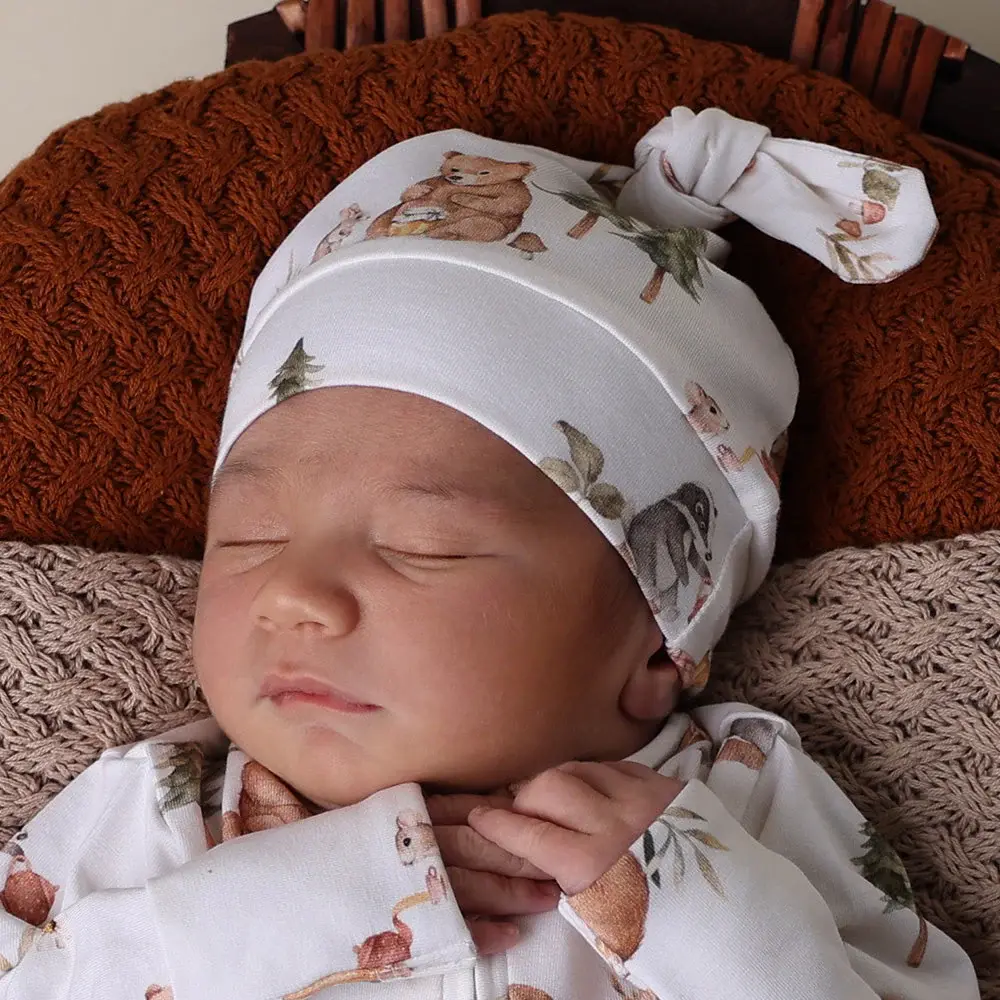 Snuggle Hunny Kids Snuggle Hunny Bears Organic Knotted Beanie
