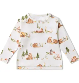Snuggle Hunny Kids Snuggle Hunny Bears Organic Long Sleeve Top