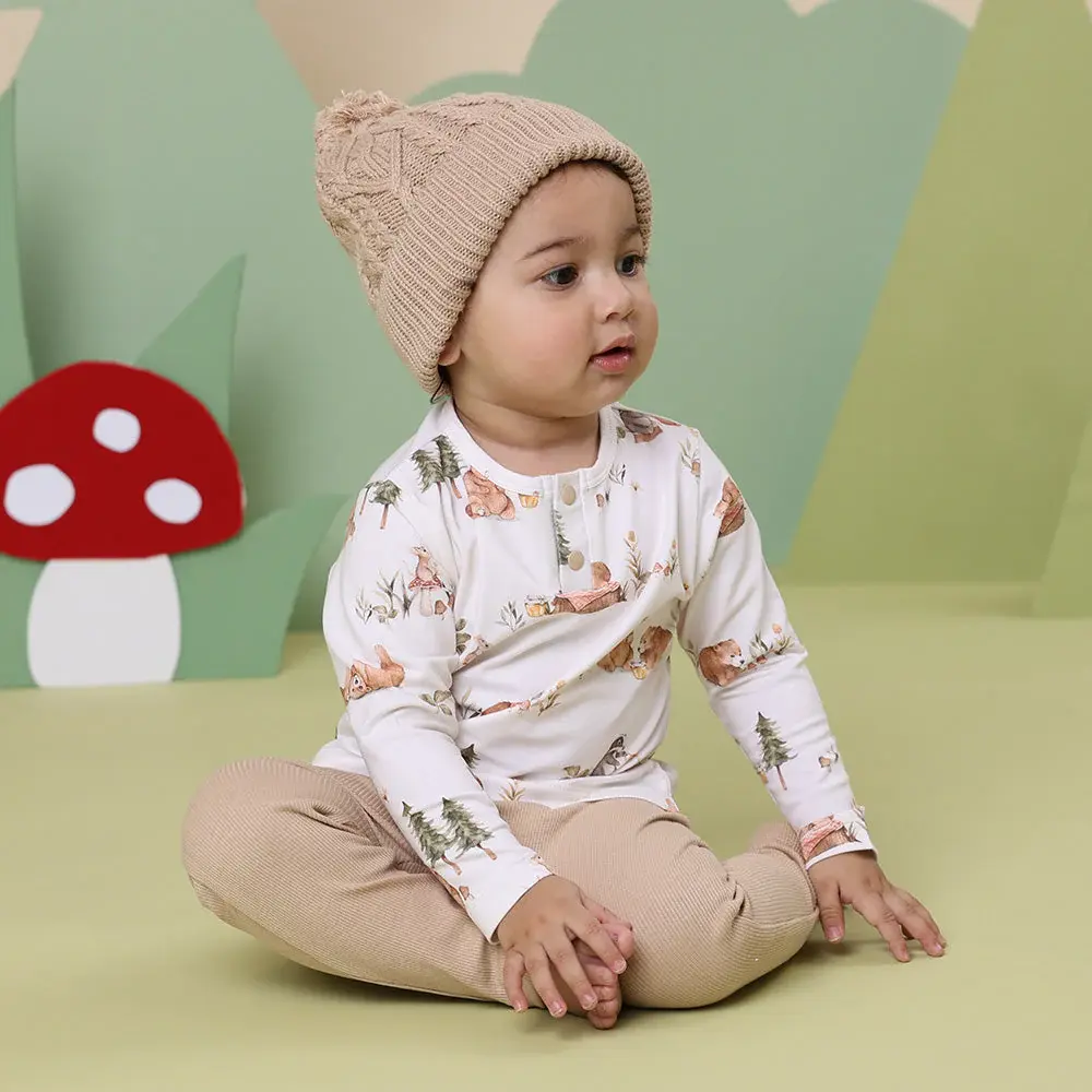 Snuggle Hunny Kids Snuggle Hunny Bears Organic Long Sleeve Top