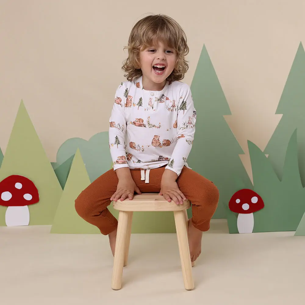 Snuggle Hunny Kids Snuggle Hunny Bears Organic Long Sleeve Top