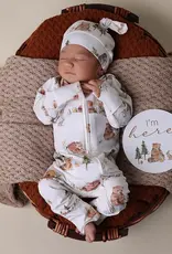 Snuggle Hunny Kids Snuggle Hunny Bears Organic Snugglesuit Convertible Romper