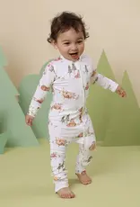 Snuggle Hunny Kids Snuggle Hunny Bears Organic Snugglesuit Convertible Romper