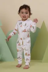 Snuggle Hunny Kids Snuggle Hunny Bears Organic Snugglesuit Convertible Romper