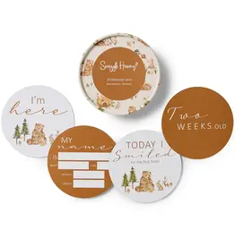 Snuggle Hunny Kids Snuggle Hunny Bears & Bronze Reversible Milestone Cards