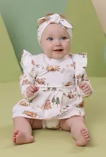 Snuggle Hunny Kids Snuggle Hunny Bears Long Sleeve Organic Dress