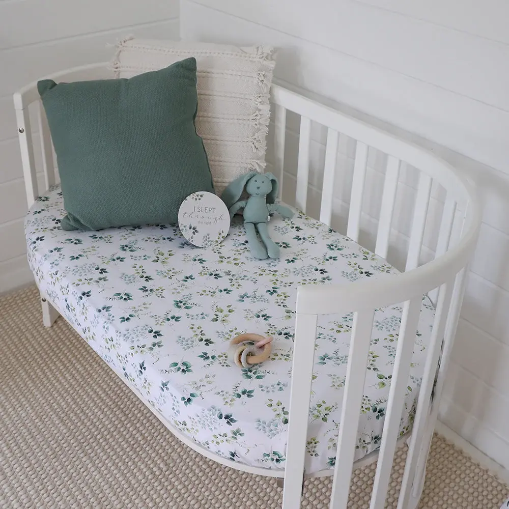 Snuggle Hunny Kids Snuggle Hunny Eden Organic Fitted Cot Sheet