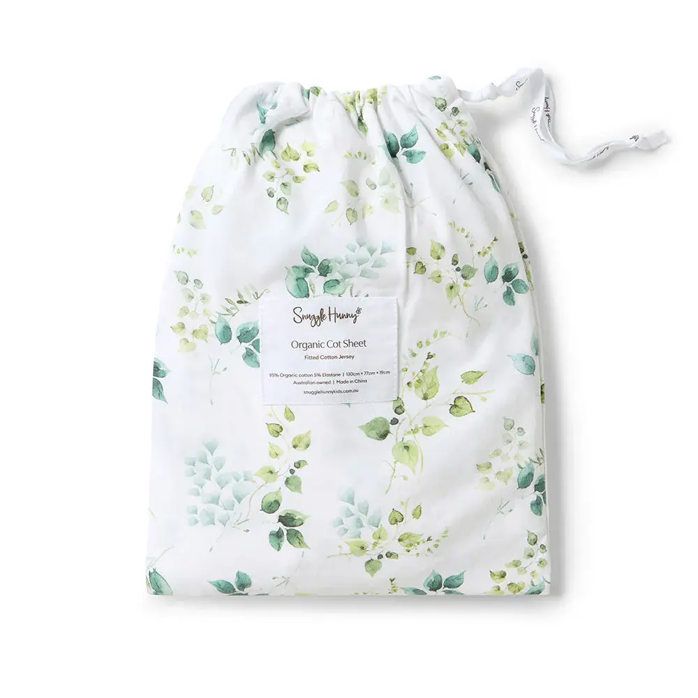 Snuggle Hunny Kids Snuggle Hunny Eden Organic Fitted Cot Sheet