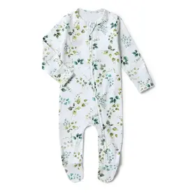 Snuggle Hunny Kids Snuggle Hunny Eden Organic Snuggle Sleepsuit Zip Footie