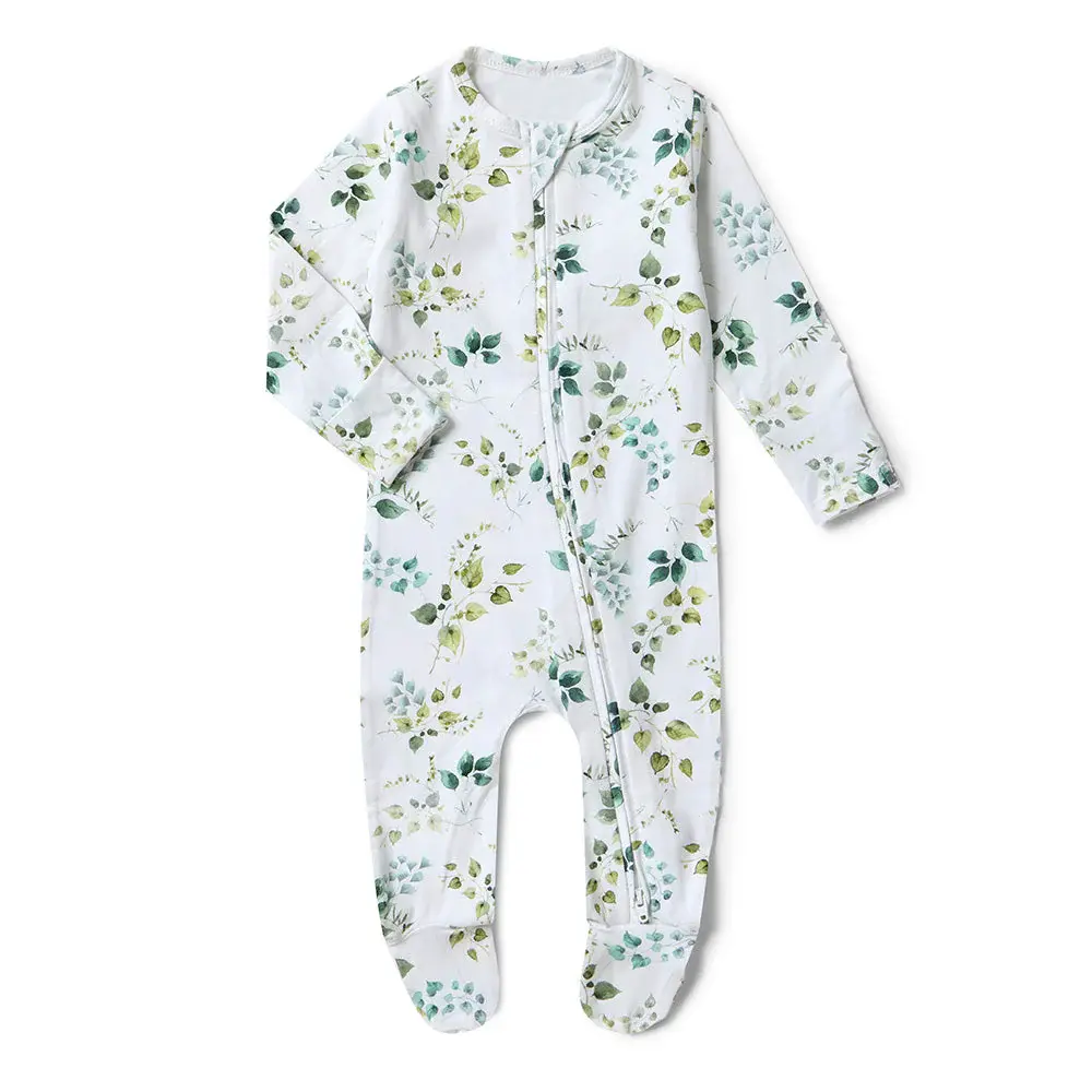 Snuggle Hunny Kids Snuggle Hunny Eden Organic Snuggle Sleepsuit Zip Footie