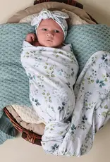 Snuggle Hunny Kids Snuggle Hunny Eden Organic Jersey Wrap & Topknot Set