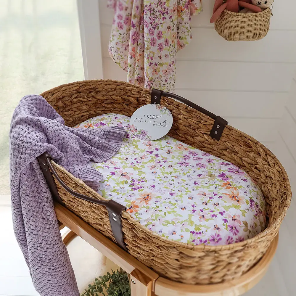 Snuggle Hunny Kids Snuggle Hunny Isla Organic Bassinet Sheet / Change Pad Cover