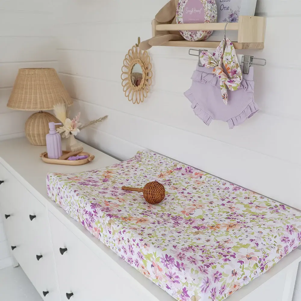 Snuggle Hunny Kids Snuggle Hunny Isla Organic Bassinet Sheet / Change Pad Cover