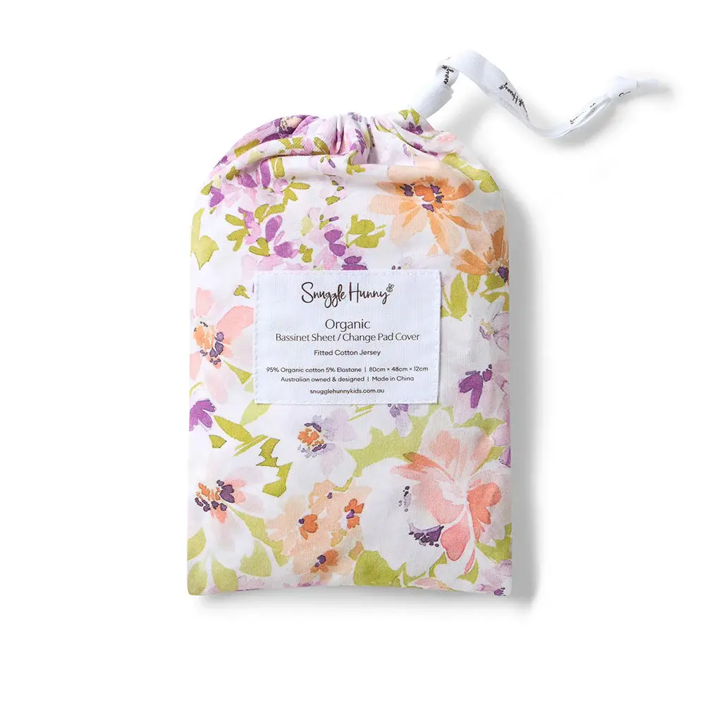 Snuggle Hunny Kids Snuggle Hunny Isla Organic Bassinet Sheet / Change Pad Cover