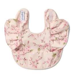 Snuggle Hunny Kids Snuggle Hunny Cherry Blossom Frill Snuggle Bib