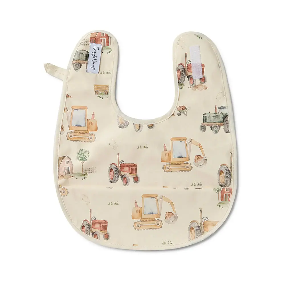 Snuggle Hunny Kids Snuggle Hunny Diggers & Tractors Snuggle Bib