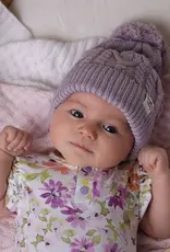 Snuggle Hunny Kids Snuggle Hunny Lavender Organic Baby Knit Beanie - S
