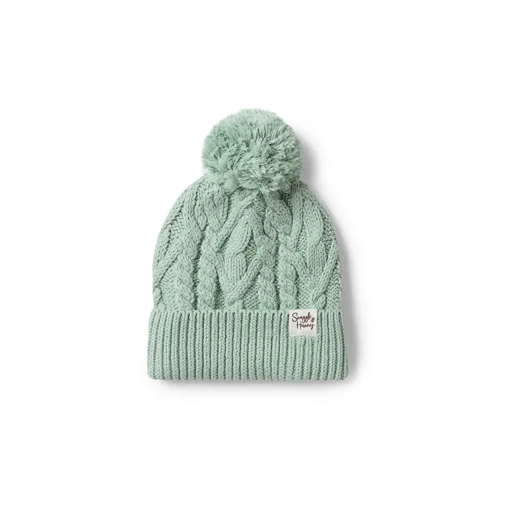 Snuggle Hunny Kids Snuggle Hunny Sage Organic Baby Knit Beanie - S (0-3m)