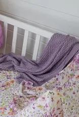 Snuggle Hunny Kids Snuggle Hunny Lavender Diamond Knit Organic Baby Blanket