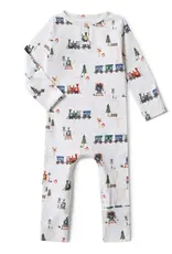 Snuggle Hunny Kids Snuggle Hunny Trains Organic Growsuit