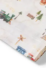 Snuggle Hunny Kids Snuggle Hunny Trains Organic Muslin Wrap