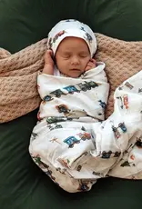 Snuggle Hunny Kids Snuggle Hunny Trains Organic Muslin Wrap