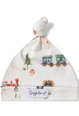 Snuggle Hunny Kids Snuggle Hunny Trains Organic Knotted Beanie
