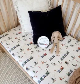 Snuggle Hunny Kids Snuggle Hunny Trains Organic Fitted Cot Sheet