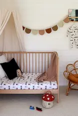 Snuggle Hunny Kids Snuggle Hunny Trains Organic Fitted Cot Sheet