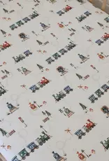 Snuggle Hunny Kids Snuggle Hunny Trains Organic Fitted Cot Sheet