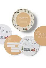 Snuggle Hunny Kids Snuggle Hunny Trains & Pebble Reversible Milestone Cards