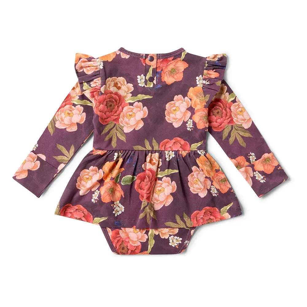 Snuggle Hunny Kids Snuggle Hunny Sienna Long Sleeve Organic Dress
