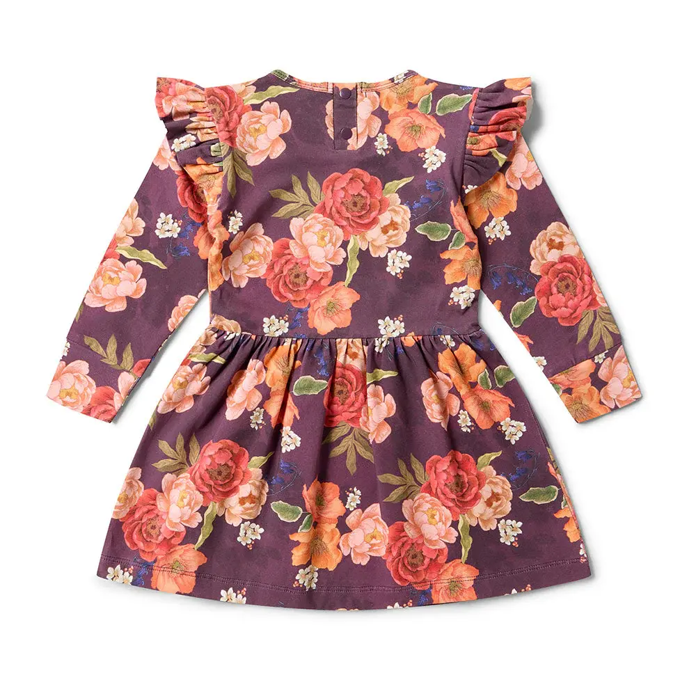 Snuggle Hunny Kids Snuggle Hunny Sienna Long Sleeve Organic Dress