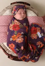 Snuggle Hunny Kids Snuggle Hunny Sienna Organic Jersey Wrap & Topknot Set