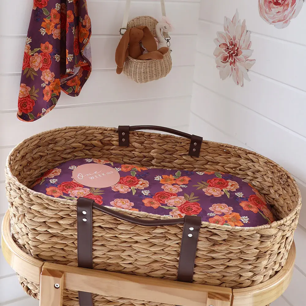 Snuggle Hunny Kids Snuggle Hunny Sienna Organic Bassinet Sheet / Change Pad Cover