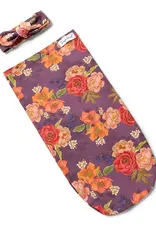 Snuggle Hunny Kids Snuggle Hunny Sienna Organic Snuggle Swaddle & Topknot Set