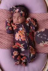 Snuggle Hunny Kids Snuggle Hunny Sienna Organic Snugglesuit Convertible Romper with Frill