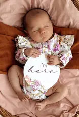 Snuggle Hunny Kids Snuggle Hunny Isla Long Sleeve Organic Bodysuit with Frill