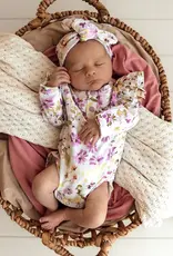 Snuggle Hunny Kids Snuggle Hunny Isla Long Sleeve Organic Bodysuit with Frill