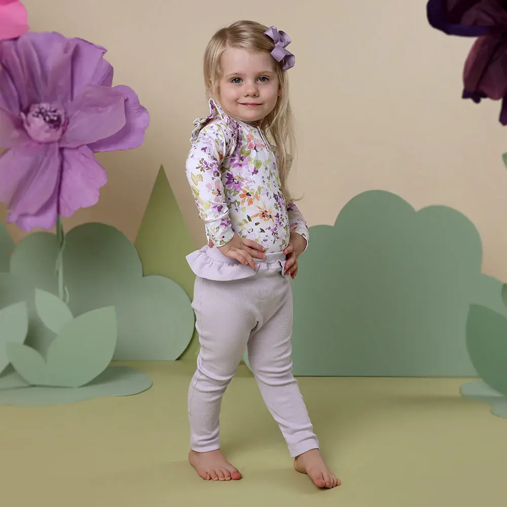 Snuggle Hunny Kids Snuggle Hunny Isla Organic Long Sleeve Top with Frill