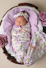 Snuggle Hunny Kids Snuggle Hunny Isla Organic Jersey Wrap & Topknot Set