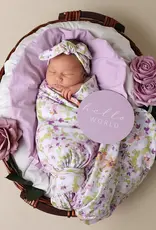 Snuggle Hunny Kids Snuggle Hunny Isla Organic Jersey Wrap & Topknot Set