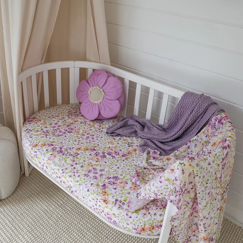 Snuggle Hunny Kids Snuggle Hunny Isla Organic Fitted Cot Sheet