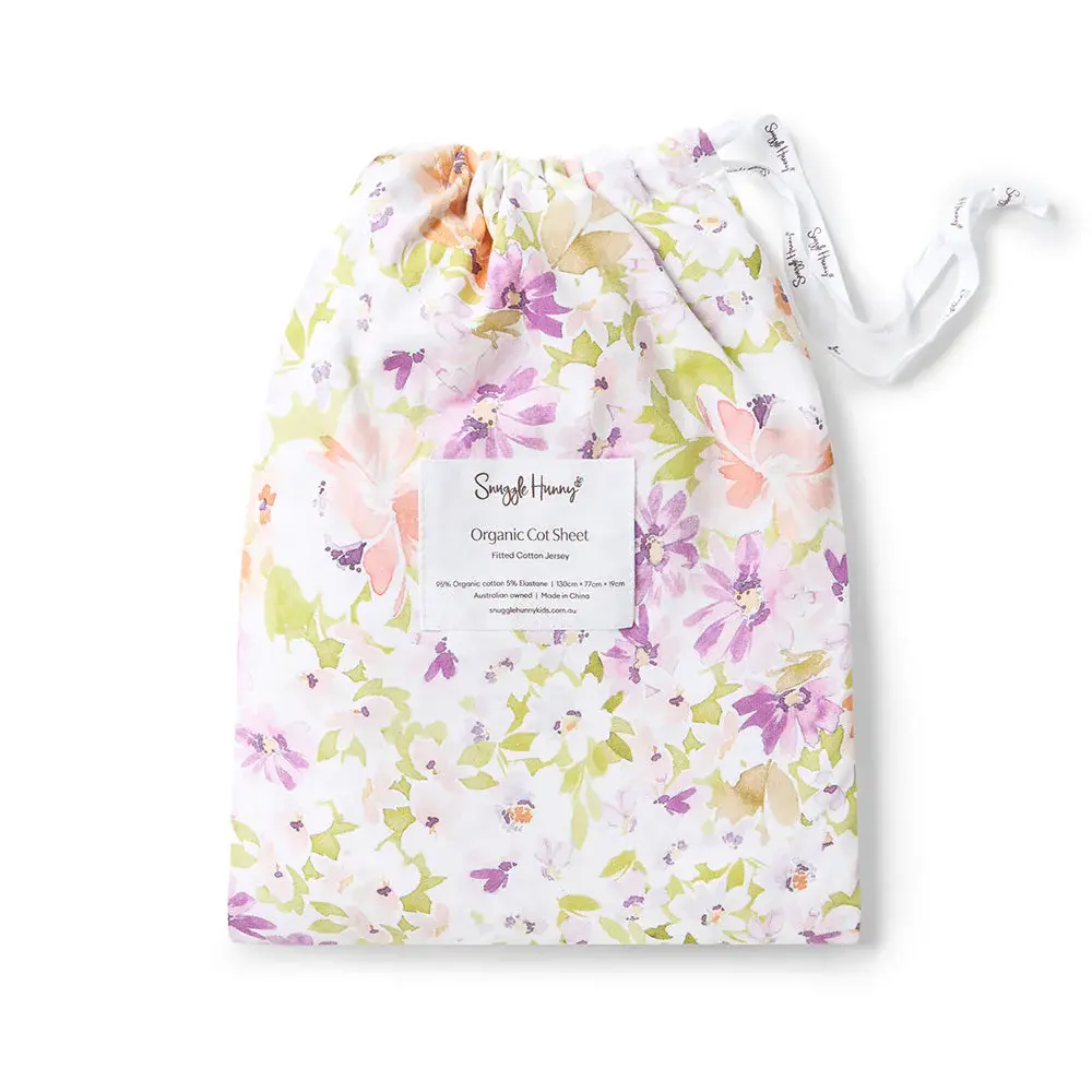 Snuggle Hunny Kids Snuggle Hunny Isla Organic Fitted Cot Sheet