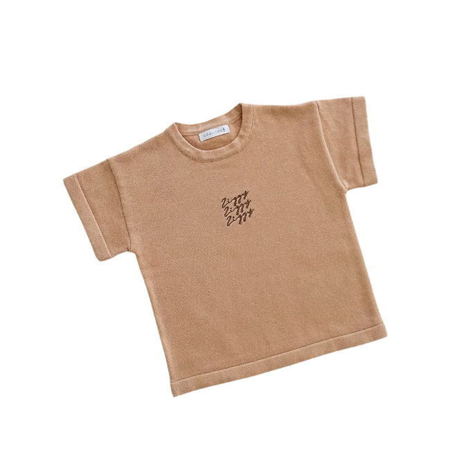 Ziggy Lou Ziggy Lou Signature Tee Pecan (Kids) - 2Y