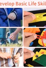 Bub2Kids Bub2Kids Felt Book Busy Board Montessori Book - Dinosaur