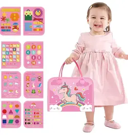 Bub2Kids Bub2Kids Felt Book Busy Board Montessori - Unicorn