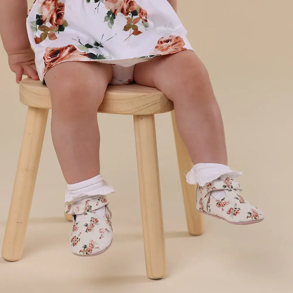 Snuggle Hunny Kids Bobux X Snuggle Hunny Rosebud T-Bar Shoes