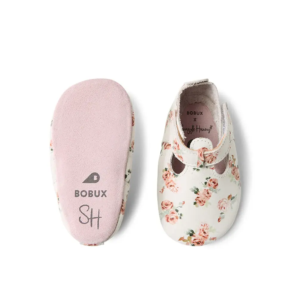 Snuggle Hunny Kids Bobux X Snuggle Hunny Rosebud T-Bar Shoes