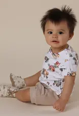 Snuggle Hunny Kids Bobux X Snuggle Hunny Diggers & Tractors Lace Up Shoes