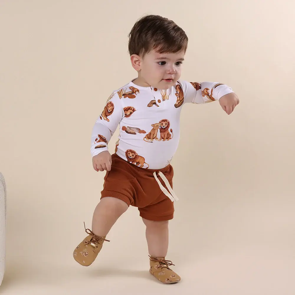 Snuggle Hunny Kids Bobux X Snuggle Hunny Roar Lace Up Shoes